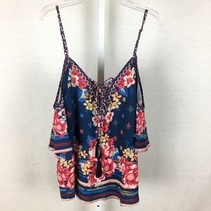 NWT Flying Tomato cold shoulder top